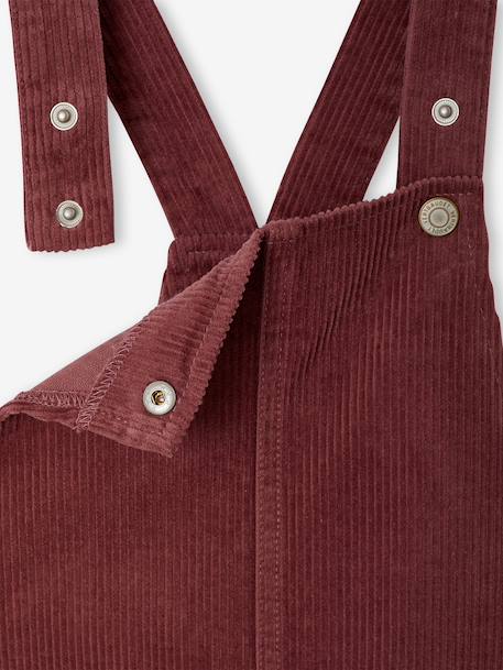 Robe salopette fille mauve+vert 3 - vertbaudet enfant 