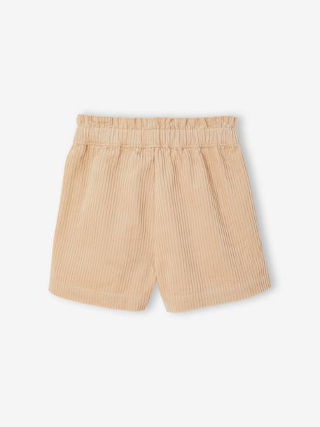 Short fille taille paperbag vanille 2 - vertbaudet enfant 