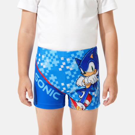 Garçon-Boxer de bain avec personnage sonic