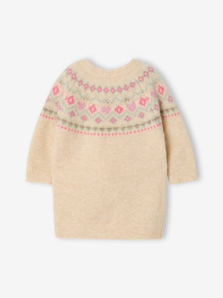 Robe bébé fille manches longues vanille 2 - vertbaudet enfant 