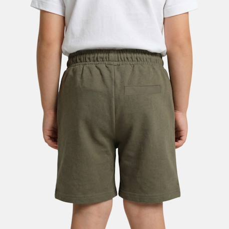 Bermuda enfant avec logo et cordon Beige+Kaki+Marine+Noir 8 - vertbaudet enfant 