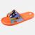 Claquettes enfant orange avec bride large et motif personnage dragon ball z Bleu+Orange 7 - vertbaudet enfant 