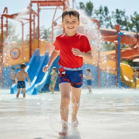 Boxer de bain enfant à imprimé spiderman Rouge 2 - vertbaudet enfant 
