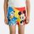 Maillot enfant short orange et bleu mickey Rouge 1 - vertbaudet enfant 