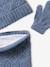 Ensemble fille tricot bonnet, snood et gants bleu ciel+gris chiné 6 - vertbaudet enfant 