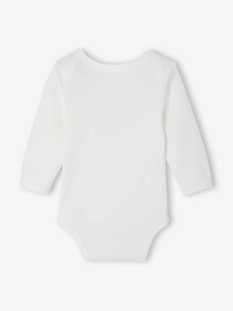 Lot de 5 bodies bébé garçon manches longues écru 8 - vertbaudet enfant 