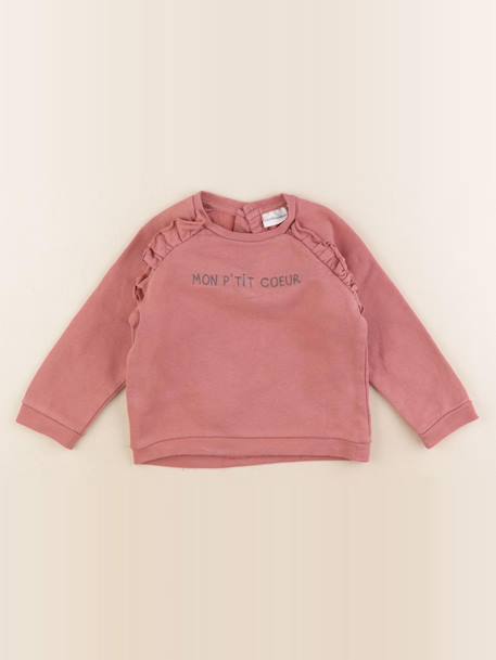 Sweat - 2 ans Rose 1 - vertbaudet enfant 
