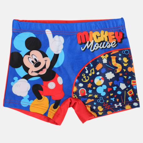 Boxer de bain enfant imprimé mickey Marine+Rouge 9 - vertbaudet enfant 
