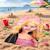 Serviette de plage polyester fille barbie Rose 2 - vertbaudet enfant 