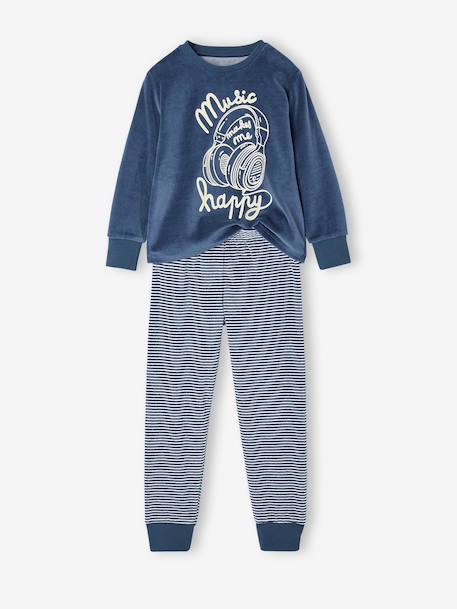 Pyjama long garçon bleu 1 - vertbaudet enfant 
