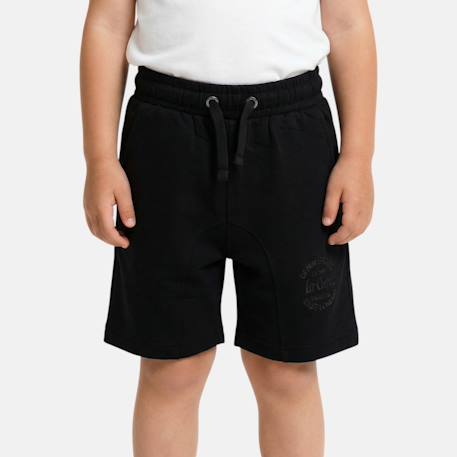 Bermuda enfant avec logo et cordon Beige+Kaki+Marine+Noir 16 - vertbaudet enfant 