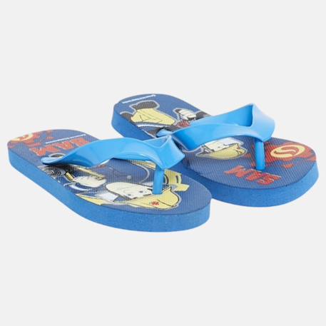 Tongs enfant motif animé sam le pompier Marine+Rouge 1 - vertbaudet enfant 