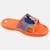 Claquettes enfant orange avec bride large et motif personnage dragon ball z Bleu+Orange 8 - vertbaudet enfant 