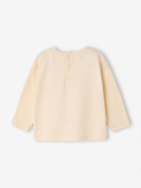 Lot de 2 T-shirts bébé garçon manches longues cacao+vert émeraude 7 - vertbaudet enfant 