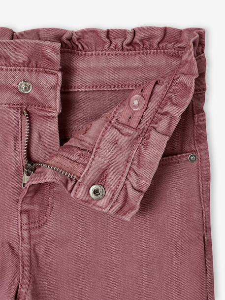 Pantalon slim fille encre+mauve 7 - vertbaudet enfant 