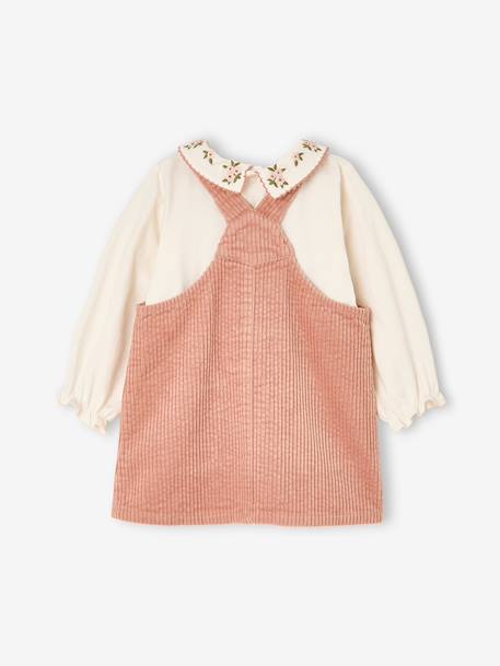 Ensemble robe t-shirt collants bébé fille blush 5 - vertbaudet enfant 