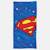 Serviette polyester enfant à motif superman Bleu 1 - vertbaudet enfant 