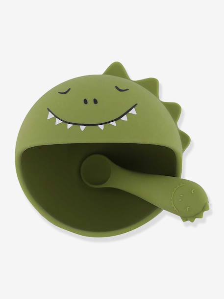 Set repas bébé Mr. Lion jaune+rose pâle+vert 16 - vertbaudet enfant 
