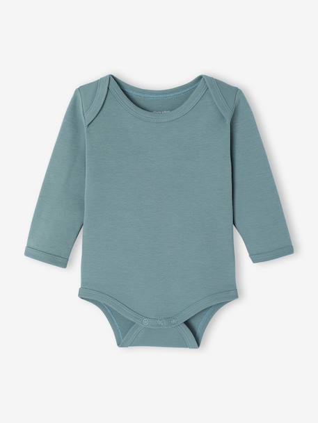 Lot de 5 bodies bébé garçon manches longues écru 7 - vertbaudet enfant 