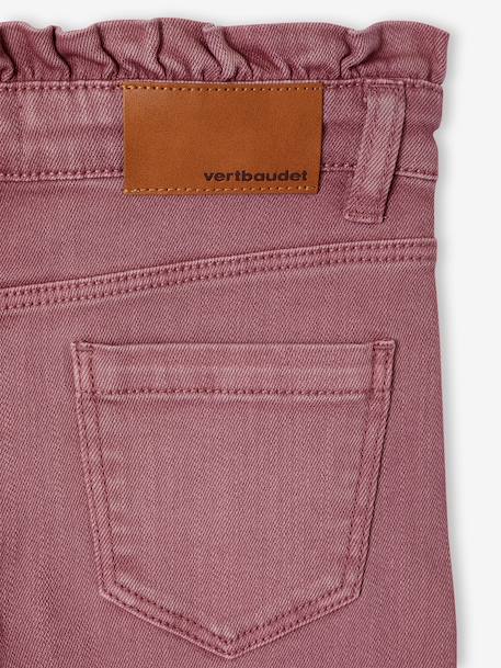 Pantalon slim fille encre+mauve 8 - vertbaudet enfant 