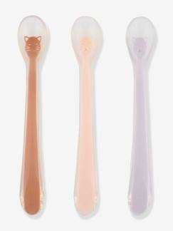 Puériculture-Repas-Vaisselle, coffret repas-Lot 3 cuillères d'alimentation Mr Lion