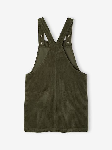 Robe salopette fille mauve+vert 7 - vertbaudet enfant 