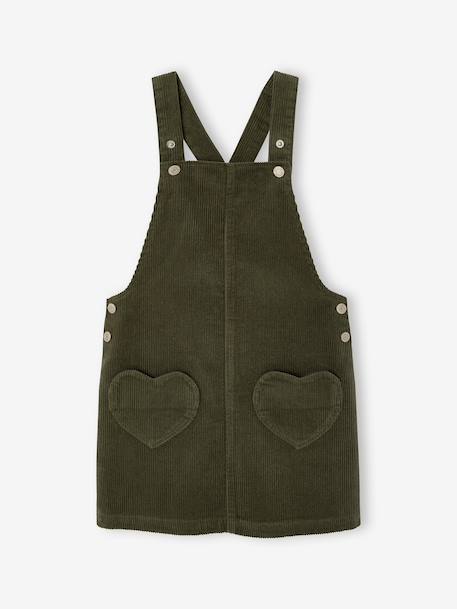 Robe salopette fille mauve+vert 5 - vertbaudet enfant 