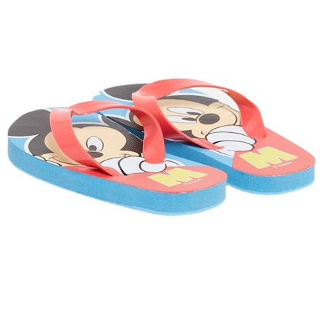 Tongs enfant à motif mickey Bleu 3 - vertbaudet enfant 