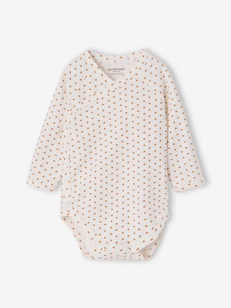 Lot de 5 bodies naissance fille manches longues écru 5 - vertbaudet enfant 