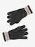 Ensemble fille bonnet, snood et gants tricot anthracite 3 - vertbaudet enfant 