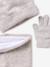 Ensemble fille tricot bonnet, snood et gants sable 7 - vertbaudet enfant 