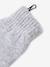 Ensemble fille tricot bonnet, snood et gants bleu ciel+gris chiné 14 - vertbaudet enfant 