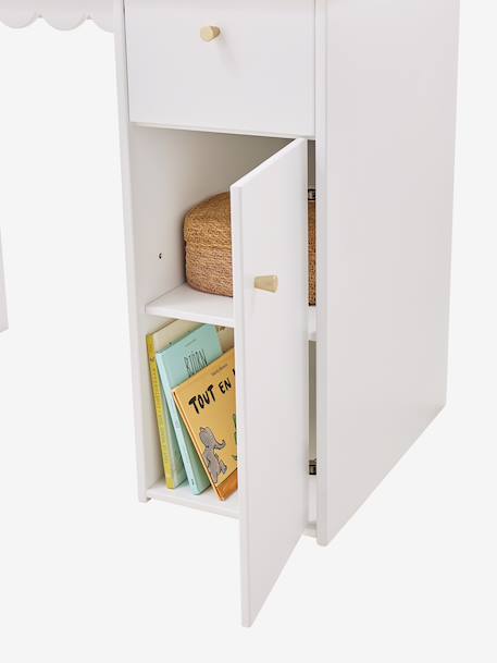 Bureau enfant rangement feston blanc 6 - vertbaudet enfant 