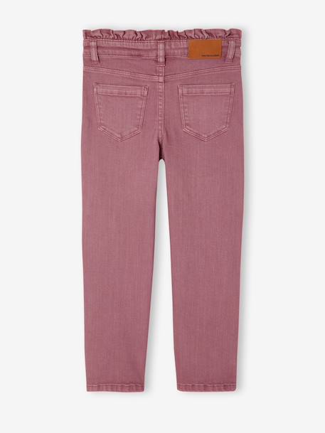 Pantalon slim fille encre+mauve 6 - vertbaudet enfant 