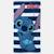 Serviette de plage lignes et personnage lilo & stitch Marine 1 - vertbaudet enfant 