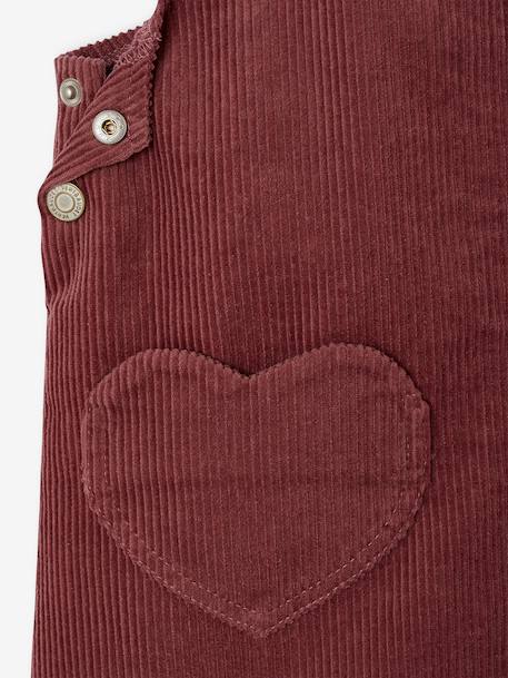 Robe salopette fille mauve+vert 4 - vertbaudet enfant 