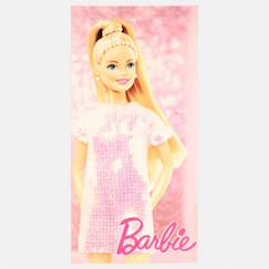 Linge de maison et décoration-Serviette de plage fille avec personnage barbie