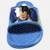 Claquettes enfant orange avec bride large et motif personnage dragon ball z Bleu+Orange 5 - vertbaudet enfant 
