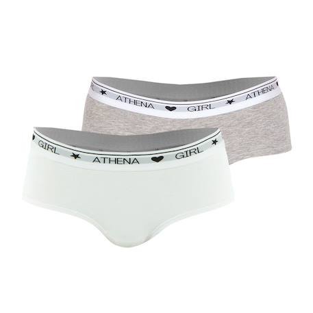 Fille-Lot de 2 boxers fille coton ultra doux  fille