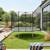 Trampoline 370cm filet protection saturne Gris 1 - vertbaudet enfant 