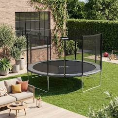 Jouet-Jeux de plein air-Trampoline 430cm filet protection venus