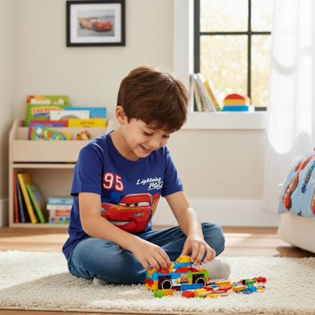 T-shirt manches courtes garçon avec personnage cars Marine+Rouge 2 - vertbaudet enfant 
