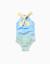 Maillot de bain avec imprimé marin et paillettes Bleu clair 3 - vertbaudet enfant 