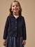 Cardigan en maille milano fille - collection junior Marine 1 - vertbaudet enfant 