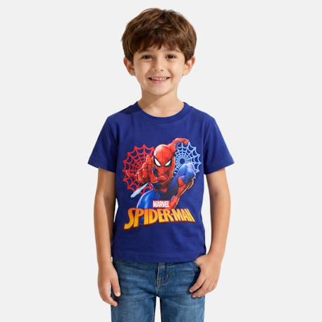 Garçon-T-shirt manches courtes garçon avec personnage spiderman