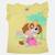 T-shirt manches courtes fille imprimé pat patrouille Bleu+Jaune 9 - vertbaudet enfant 
