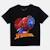 T-shirt manches courtes garçon avec personnage spiderman Marine+Noir 8 - vertbaudet enfant 