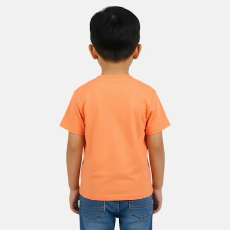 T-shirt manches courtes garçon avec personnage lilo & stitch Bleu+Orange 9 - vertbaudet enfant 