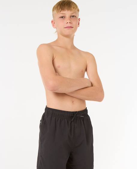 Short de bain volley offsetgarçon Marine+Noir 11 - vertbaudet enfant 