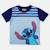 T-shirt manches courtes garçon avec personnage lilo & stitch Bleu+Marine 8 - vertbaudet enfant 